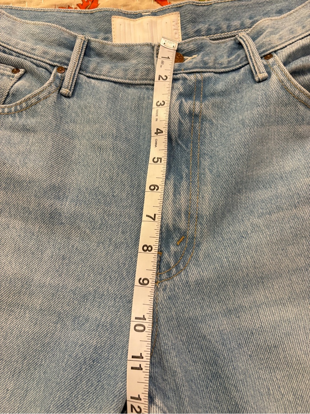 MOTHER Snacks Lil Lemon Twist Jeans NWOT - Picture 5 of 12